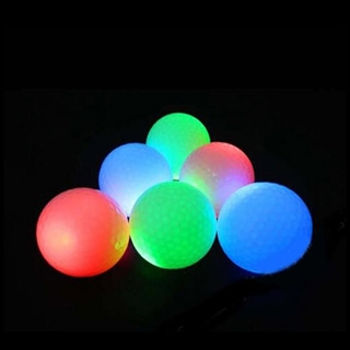 LED golfbolde med multifarvetlys